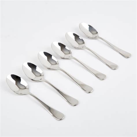 Buy Glister Rosemary Set of 6 Stainless Steel Teaspoons from Home ...