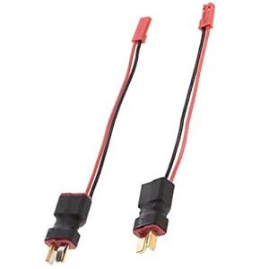 Buy C2K 2pcs Deans T Male to Female Plug & Male JST Connector RC ...