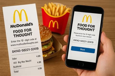 McDonald’s Food for Thought Survey – How to Claim a Free Meal in the UK