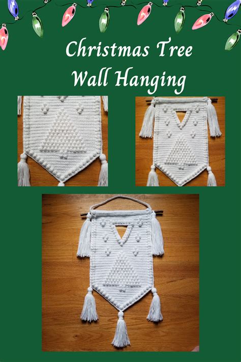 Image result for Christmas Tree Wall Hanging Pattern