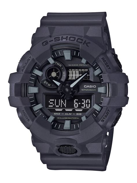 Buy CasioMen's XL Series G-Shock Quartz 200M WR Shock Resistant Resin ...