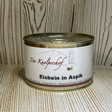 Eisbein in Aspik 400g – Zum Brennerwirt