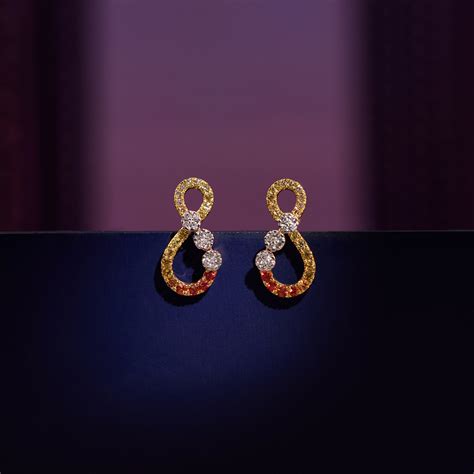 Buy Honey Haze Gemstone Stud Earrings Online | CaratLane