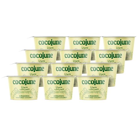 Cocojune Organic Coconut Yogurt, Lemon Elderflower | FreshDirect