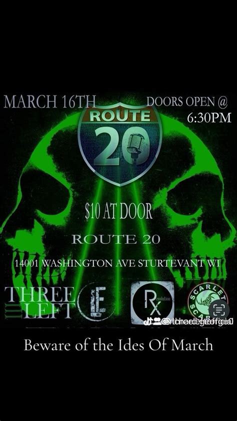 The Ides Of March Vol . 2, Route 20 Outhouse, Sturtevant, 16 March 2024 ...