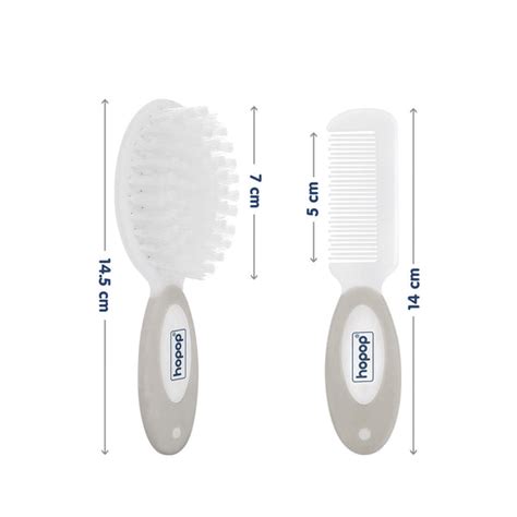 Buy Hopop Baby Soft Bristle Brush & Comb Set | hopop.in Baby Products