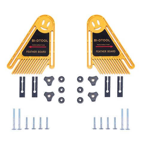 Bi Dtool Double Featherboards 2 Packs Adjustable Feather Boards Table ...