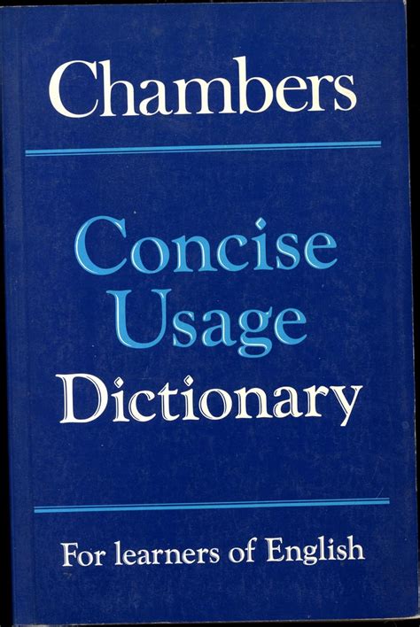 Buy Chambers Concise Usage Dictionary (English usage) Book Online at ...