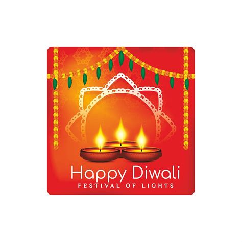 Anne Print Solutions® Pack of 48 PCs Happy Diwali Stickers for Gift ...