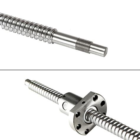 Buy CNCMANS 250mm SFU1204 Ball Screw Stainless Steel Rolled Ballscrew ...
