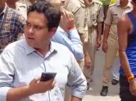 Monkey Steals Mathura District Magistrate's Glasses During His Field ...