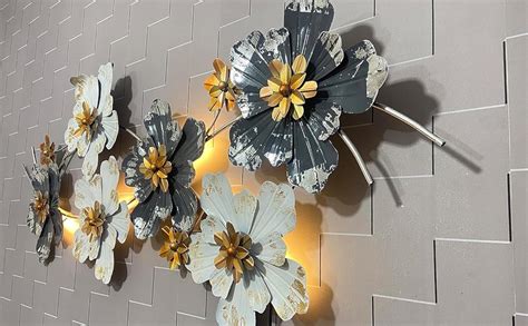 HIMMART Metal Wall Art for Home Decor Elegant Design Decorative Hanging ...