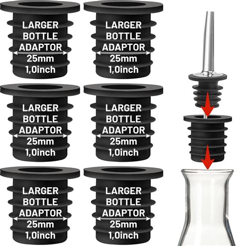 Amazon.com: Pafusen 6 Pack Liquor Bottle Pourers, Liquor Pour Spout for ...