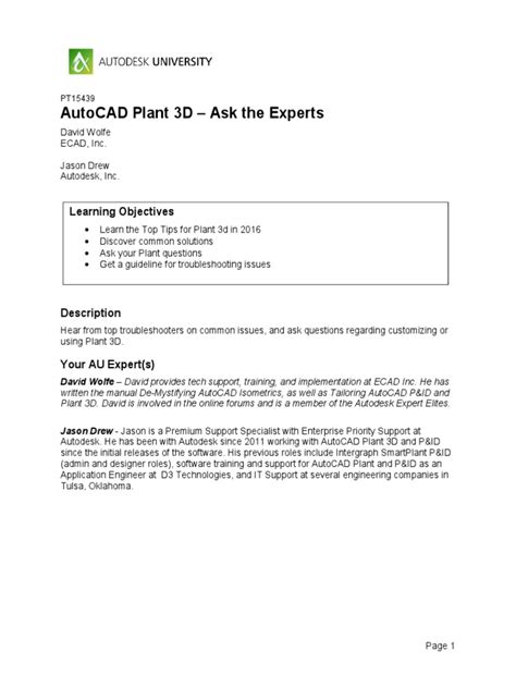 Image result for AutoCAD Plant 3D Full Tutorial PDF