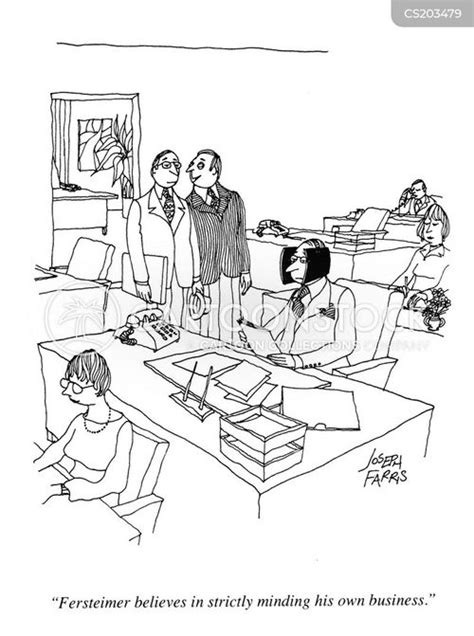 Mind Your Own Business Cartoon 的图像结果