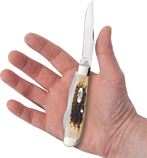 Case Amber Bone SS Hobo Knife 4-1/8" Closed (6354HB SS) - KnifeCenter ...
