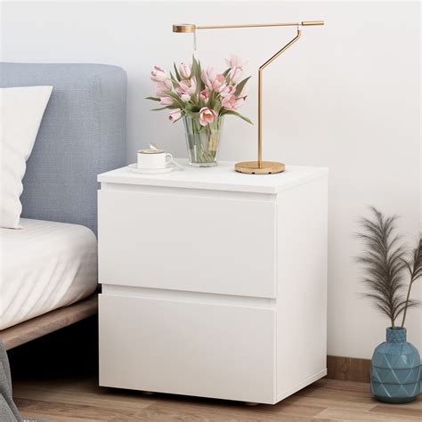 White End Tables Bedroom