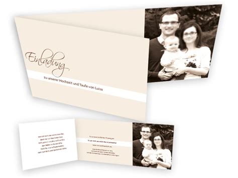 Einladung Taufe Und Hochzeit Text