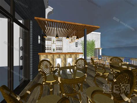 Zense露台酒吧与美食中心-公共环境案例-筑龙园林景观论坛