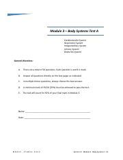 Image result for Module 3 Body Systems Test B