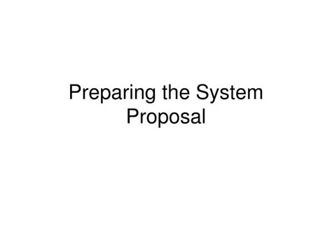 Developing a System Proposal 的图像结果