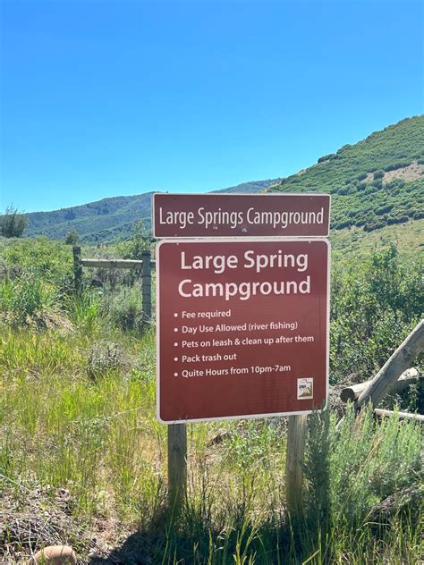 East Canyon State Park: Large Spring Group Campground - Morgan County, Utah