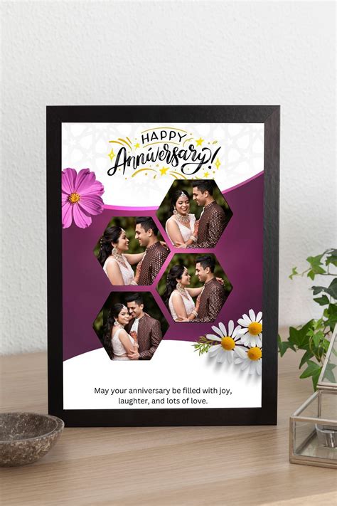 Anniversary Personalized Photo Frame - Style V – Frames Art