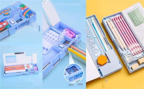 Buy FunBlast Multifunctional Pencil Box for Kids, Space Pencil Box for ...