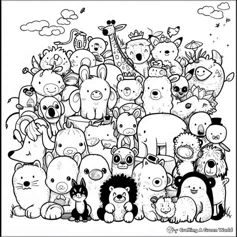 Stuffed Animal Coloring Sheet