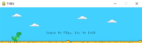 Python Bot for Chrome Dino Game 的图像结果