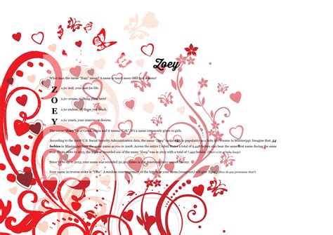 Meaning Of Name Zoey