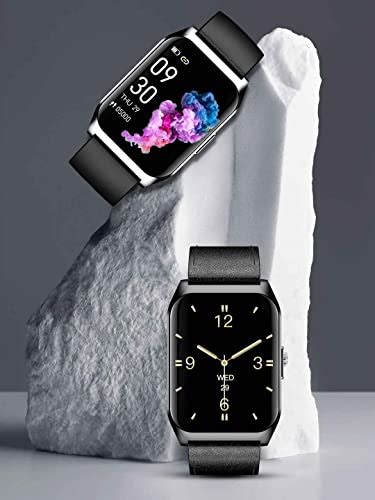 French Connection Smart Man Full Touch Smartwatch with Leather Band ...