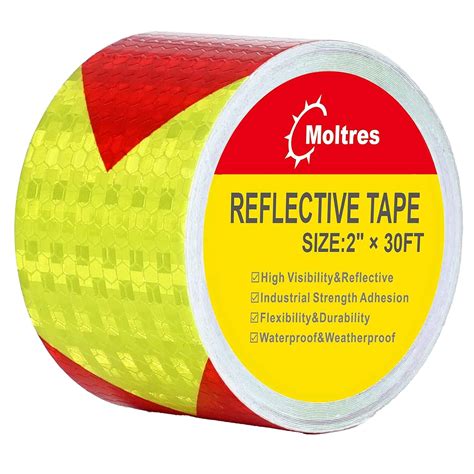 MOLTRES Waterproof Reflective Tape,Red & Yellow India | Ubuy