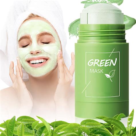 Amazon.com : Green Tea Mask Stick - Blackhead Remover For Face Green ...