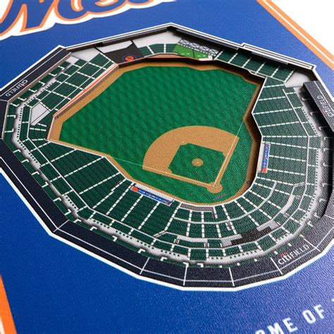 Buy MLB New York Mets Wooden 8 in. x 32 in. 3D Stadium Banner-Citi ...