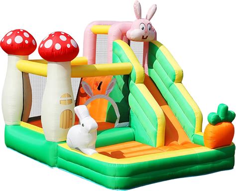 Amazon.com: AYOFREE Inflatable Bounce House with Slide, Bounce House for Kids Indoor Outdoor ...