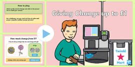 Paying and Giving Change PowerPoint (teacher made) - Twinkl