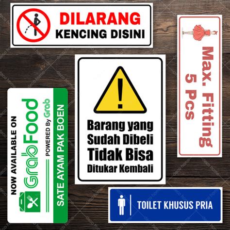 Jual sticker custom desain custom ukuran - Kota Semarang - tokodoku ...