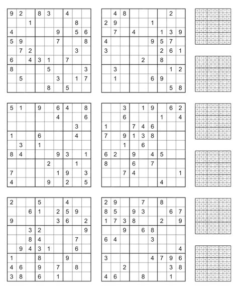 Sudoku Print Outs 的图像结果