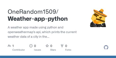 Weather App Python Bro Code 的图像结果