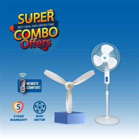 Super Q BLDC Ceiling Fan with Remote Control | Superfan