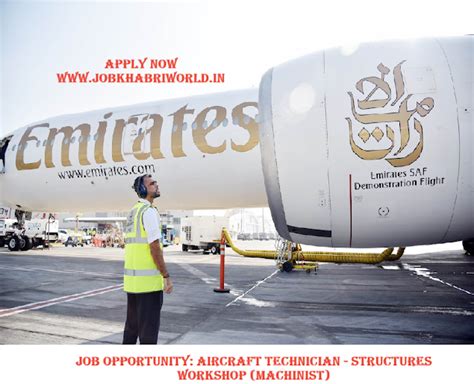 "Emirates Job Opportunity: Aircraft Technician - Structures Workshop ...
