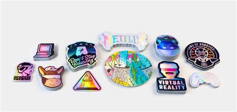 Holographic stickers | Free delivery | Sticker Mule India