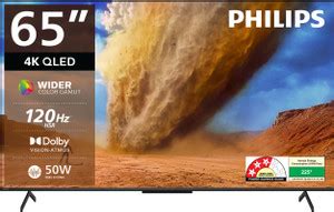 PHILIPS 164 cm (65 inch) QLED Ultra HD (4K) Smart Google TV with Dolby ...