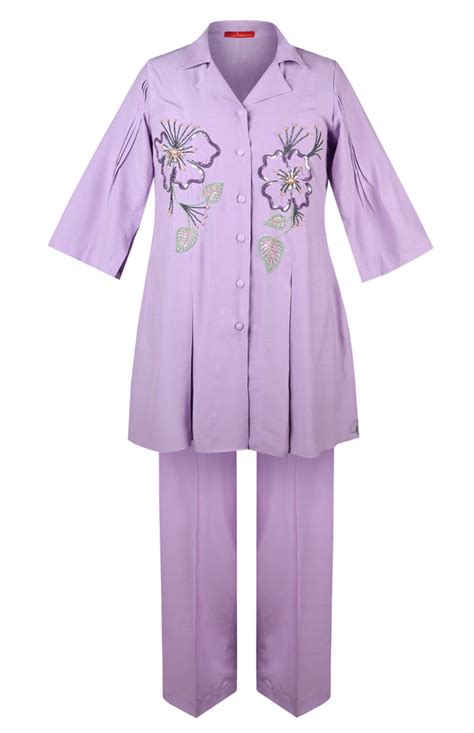 Poppies Cotton Co-ord Set - LILAC – Jasminum