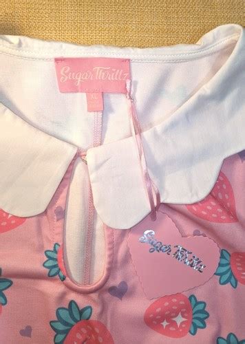 Dolls Kill Sugar Thrillz Strawberry Dress. Sz-XL. | Ubuy India