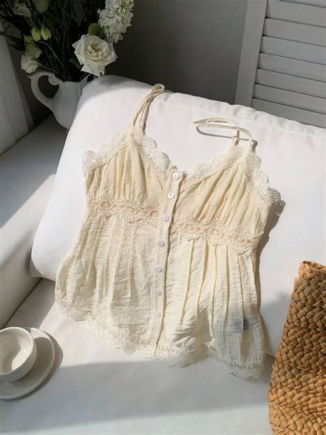 Lace-trimmed Cami Top | Savana | Bestsellers