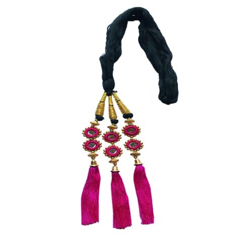 Gadinfashion™ Punjabi Parandi Paranda Choti Braid/Tassles Hair, Hair ...