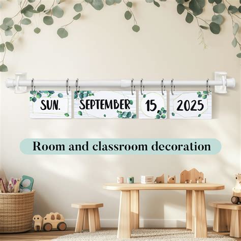 Flip Calendar For Classroom Rod Eucalyptus Flip Calendar Set (2024-2027 ...
