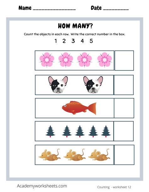 Image result for Numbers 1-5 Counting